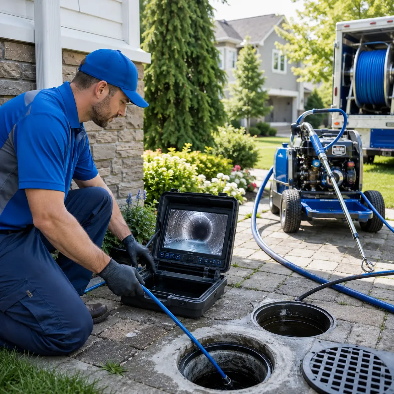 Outdoor drain cleaning professionals serving Louisville, TN
